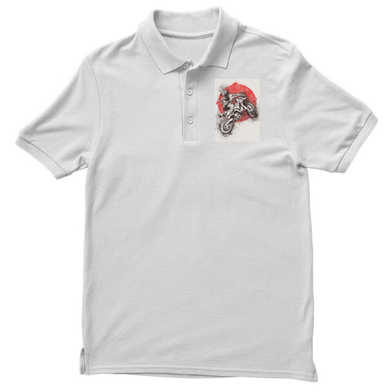 Trail Extreme Sport Grunge Men's Polo Shirt | Artistshot