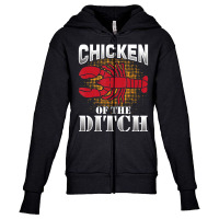 Chicken Ditch Crawfish Cajun Crayfish Food Party Youth Zipper Hoodie | Artistshot