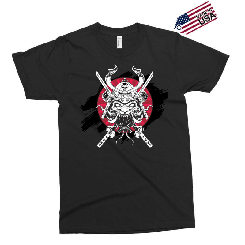 Samurai Skull Exclusive T-shirt by apolitery | Artistshot