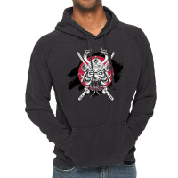 Samurai Skull Vintage Hoodie | Artistshot