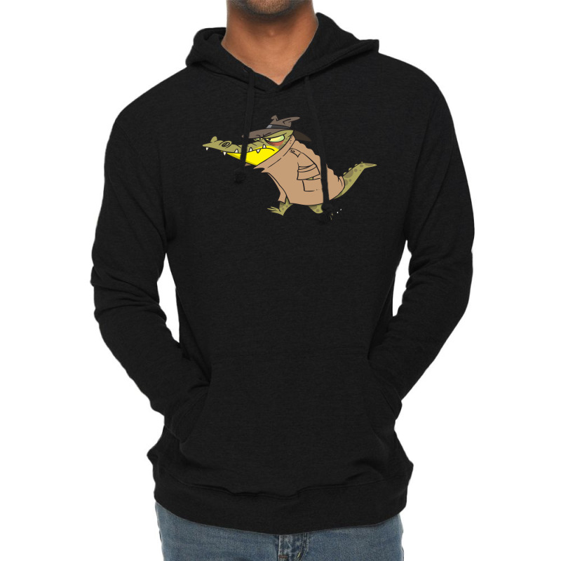 Aligator Crocodile Cartoon Lightweight Hoodie | Artistshot