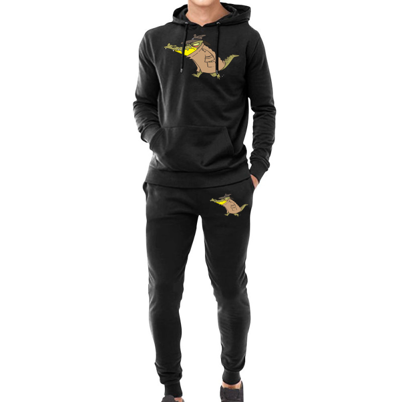 Aligator Crocodile Cartoon Hoodie & Jogger Set | Artistshot