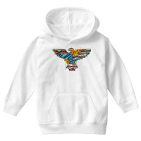 Thunderbird With Usa Flag And Sunflowers Youth Hoodie | Artistshot