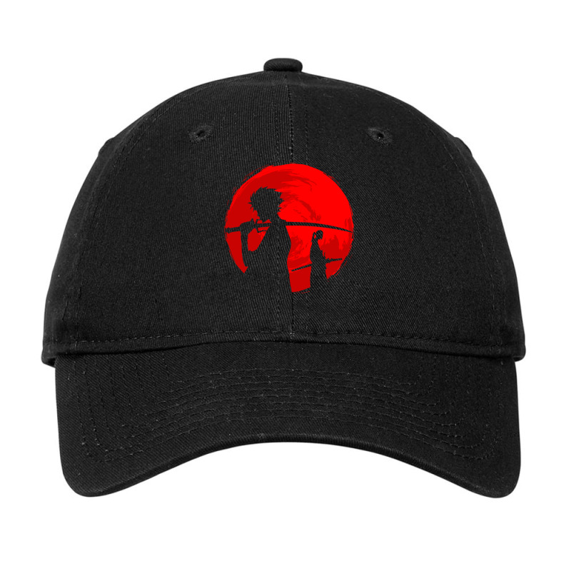 Samurai Sunset Adjustable Cap by apolitery | Artistshot