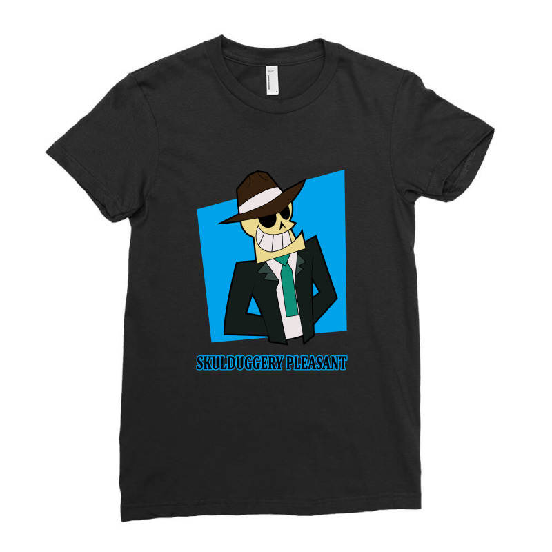 Skulduggery Pleasant Art Ladies Fitted T-Shirt by gani-75 | Artistshot