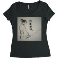 Samurai Sword. Women's Triblend Scoop T-shirt | Artistshot