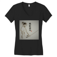 Samurai Sword. Women's V-neck T-shirt | Artistshot