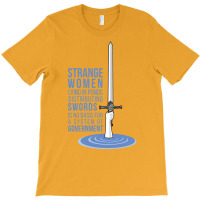 Strange Women Lying In Ponds Distributing Swords Yellow T-shirt | Artistshot