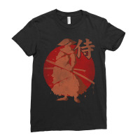 Samurai Warrior Ladies Fitted T-shirt | Artistshot