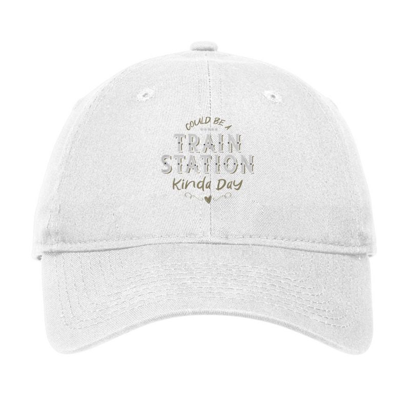 Womens Could Be A Train Station Kinda Day, Vintage Country Music T Shi Adjustable Cap by puawhla | Artistshot