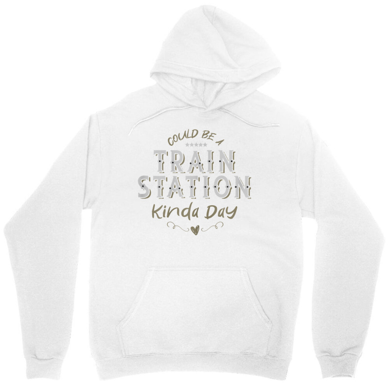 Womens Could Be A Train Station Kinda Day, Vintage Country Music T Shi Unisex Hoodie by puawhla | Artistshot