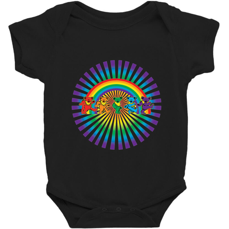 Circle Bear Dead Baby Bodysuit | Artistshot