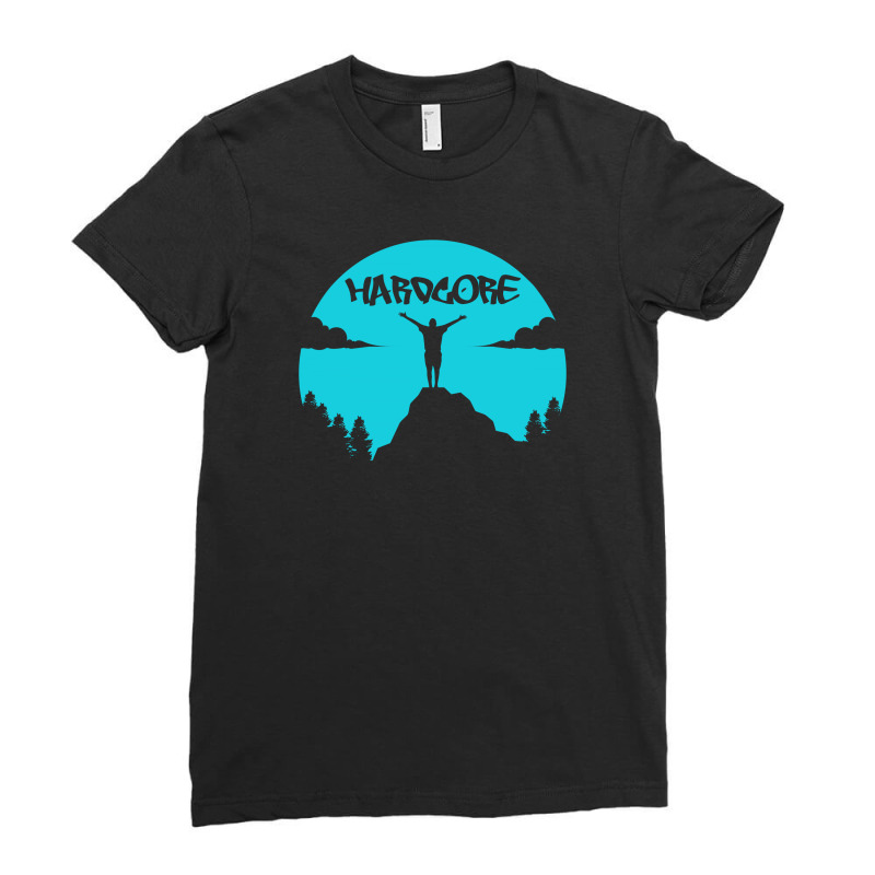 Hardcore Ladies Fitted T-Shirt by Gurkan | Artistshot