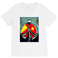 God Stands With Tigray ❤️ End #tigraygenocide. I Am Donating 80% O V-neck Tee | Artistshot