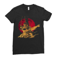 Samurai Warrior Japanese Design Ladies Fitted T-shirt | Artistshot