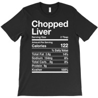 Chopped Liver Nutrition Facts Jewish Kosher Food Hanukkah T-shirt | Artistshot