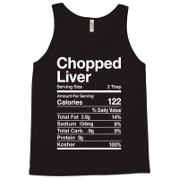 Chopped Liver Nutrition Facts Jewish Kosher Food Hanukkah Tank Top | Artistshot