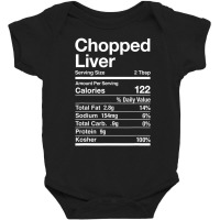 Chopped Liver Nutrition Facts Jewish Kosher Food Hanukkah Baby Bodysuit | Artistshot