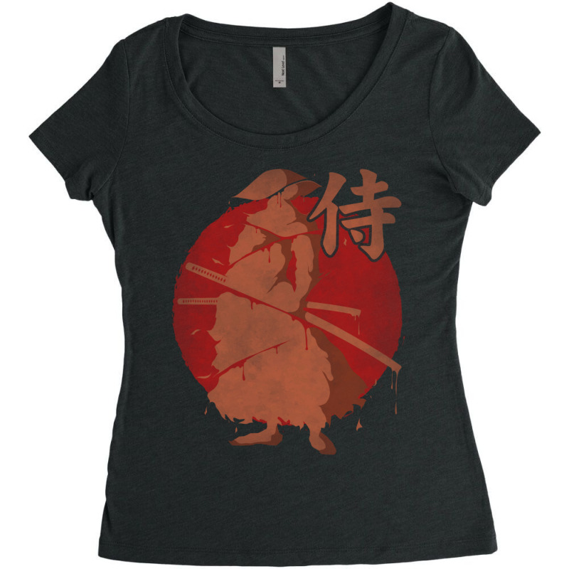 Samurai Warrior Women's Triblend Scoop T-shirt by apolitery | Artistshot