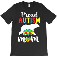 Autism Awareness T  Shirt Womens Proud Autism Mom Puzzle Autism Awaren T-shirt | Artistshot