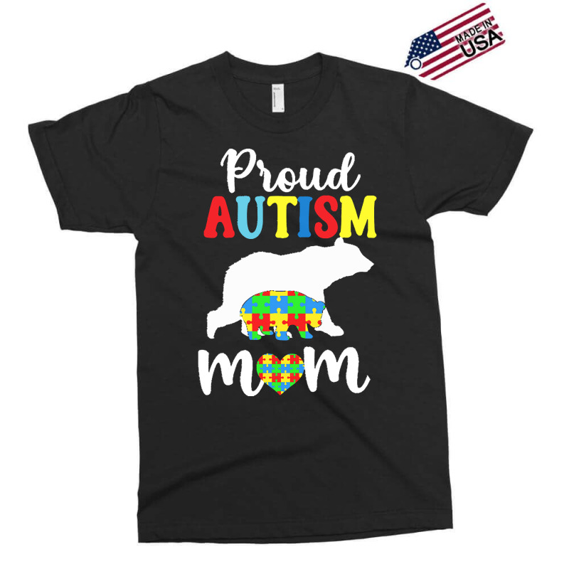 Autism Awareness T  Shirt Womens Proud Autism Mom Puzzle Autism Awaren Exclusive T-shirt by vmcdermott132 | Artistshot