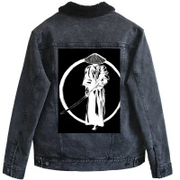 Samurai Warrior 1 Unisex Sherpa-lined Denim Jacket | Artistshot