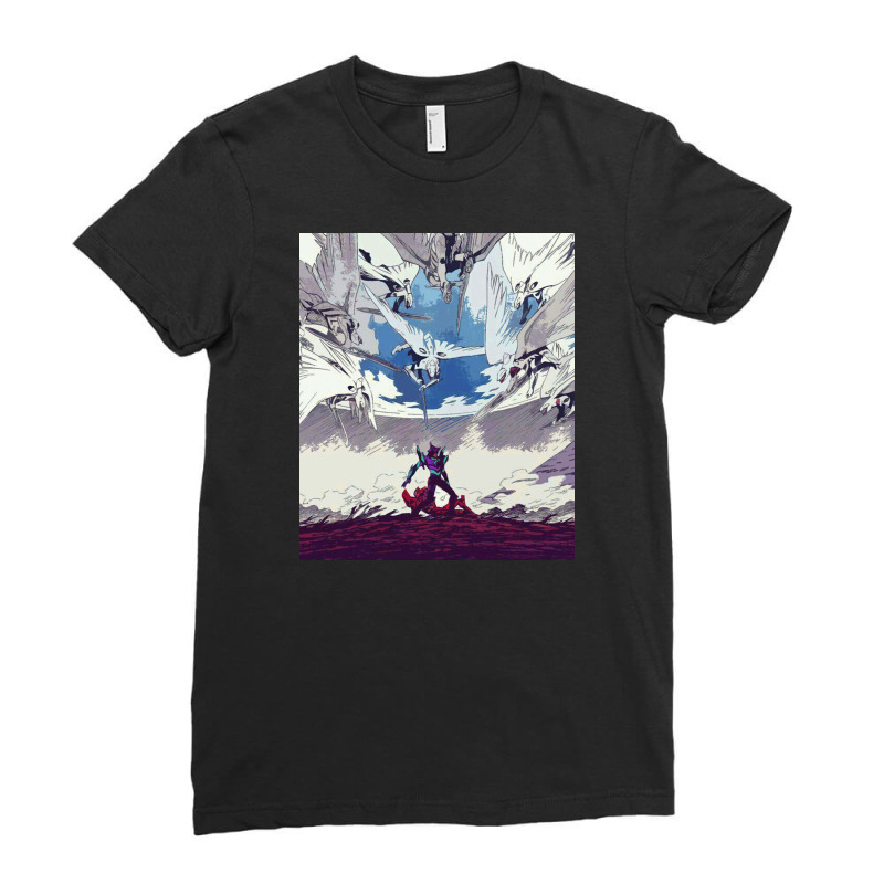 Neon Genesis Evangelion Ladies Fitted T-Shirt by paulasilver | Artistshot