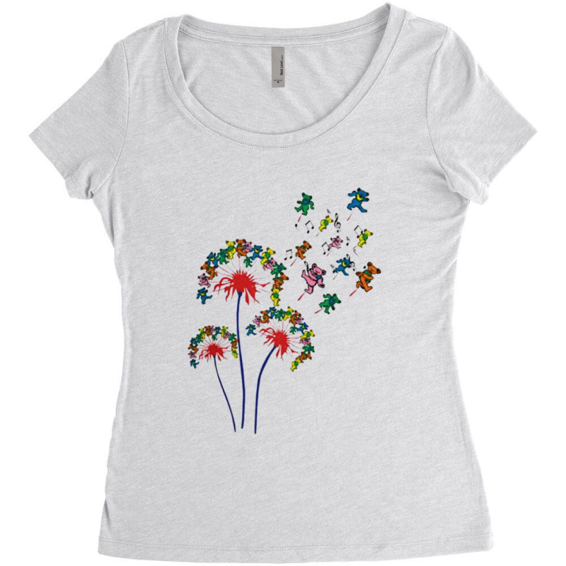 Dandelions Dead Women's Triblend Scoop T-shirt by LeanneDoyle | Artistshot