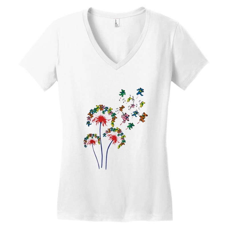 Dandelions Dead Women's V-Neck T-Shirt by LeanneDoyle | Artistshot