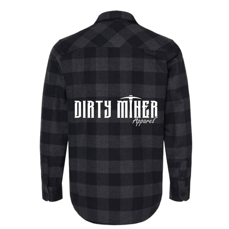 Dirty Miner White Gold Digger Flannel Shirt | Artistshot