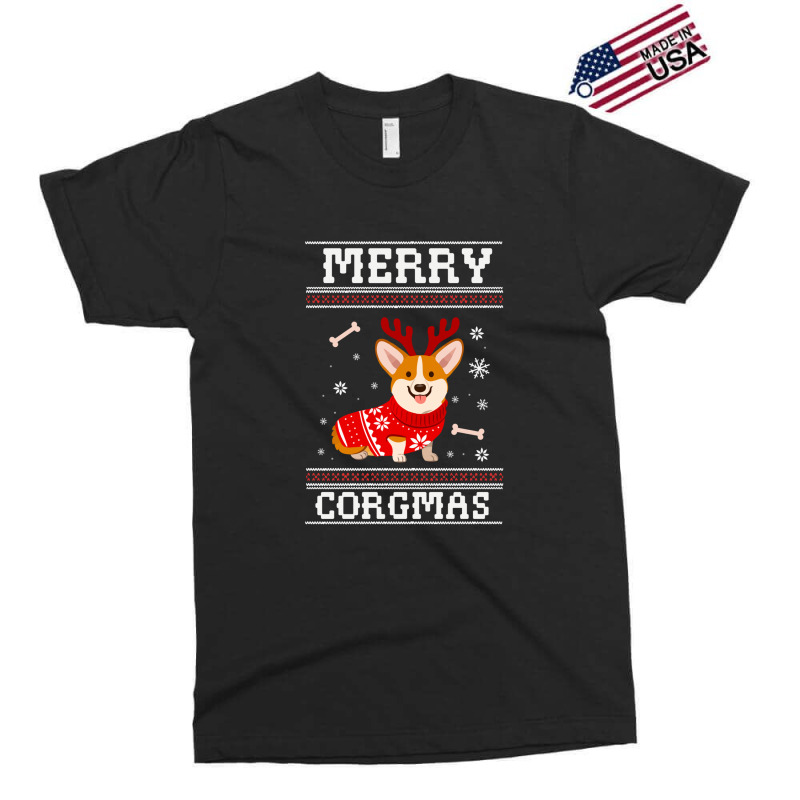 Merry Corgmas Ugly Sweater Exclusive T-shirt | Artistshot