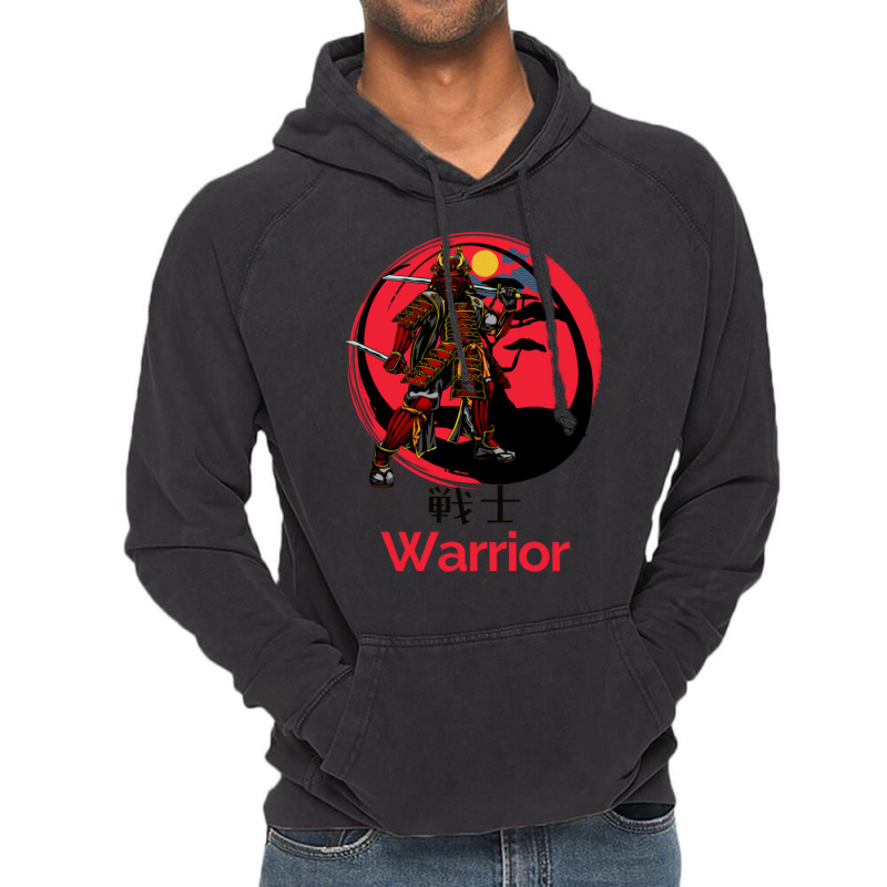 Samurai Warrior 2 Vintage Hoodie by apolitery | Artistshot