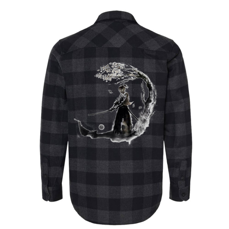 Samurai Warrior 8 Flannel Shirt by apolitery | Artistshot