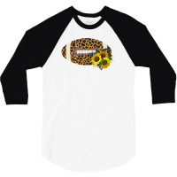 Leopard Print Footbal 3/4 Sleeve Shirt | Artistshot