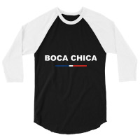 Boca Chica Traditional Dominican Republic Flag City Dominica Tank Top 3/4 Sleeve Shirt | Artistshot