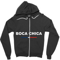 Boca Chica Traditional Dominican Republic Flag City Dominica Tank Top Zipper Hoodie | Artistshot