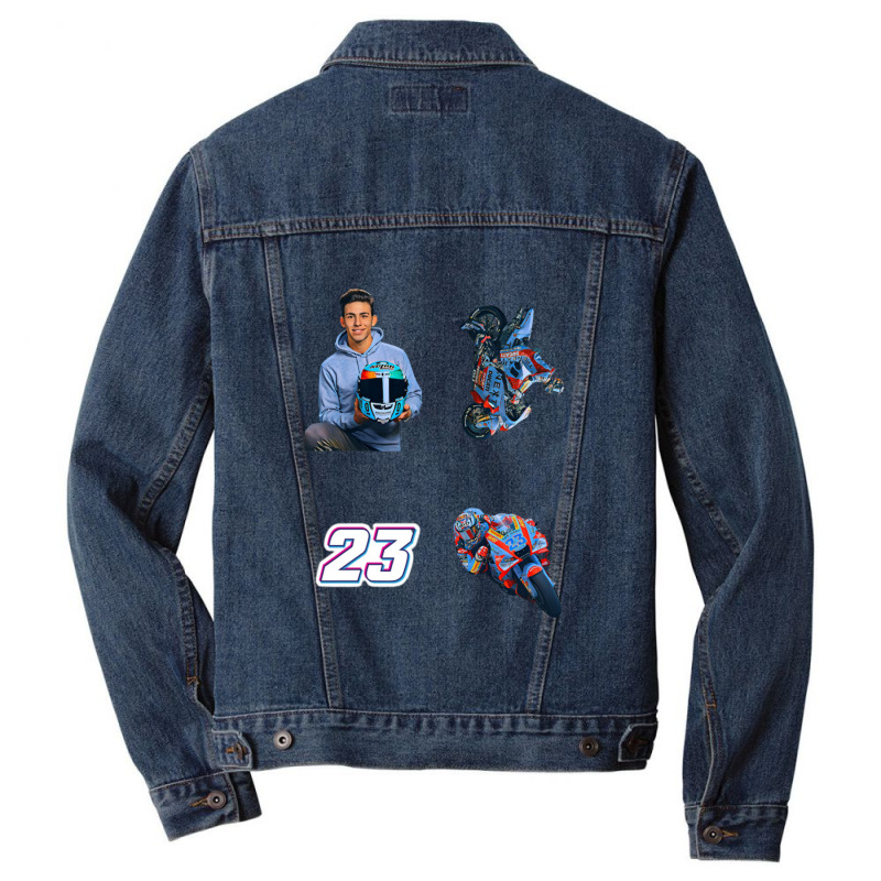 Enea Bastianini Pack Men Denim Jacket by WILLIAMWARNER | Artistshot