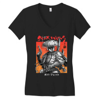 Samurai Warrior Duvet Covers 2 Women's V-neck T-shirt | Artistshot