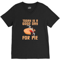 Klingon Pie V-neck Tee | Artistshot