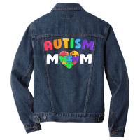 Autism T  Shirt Autism Awareness April Men Denim Jacket | Artistshot