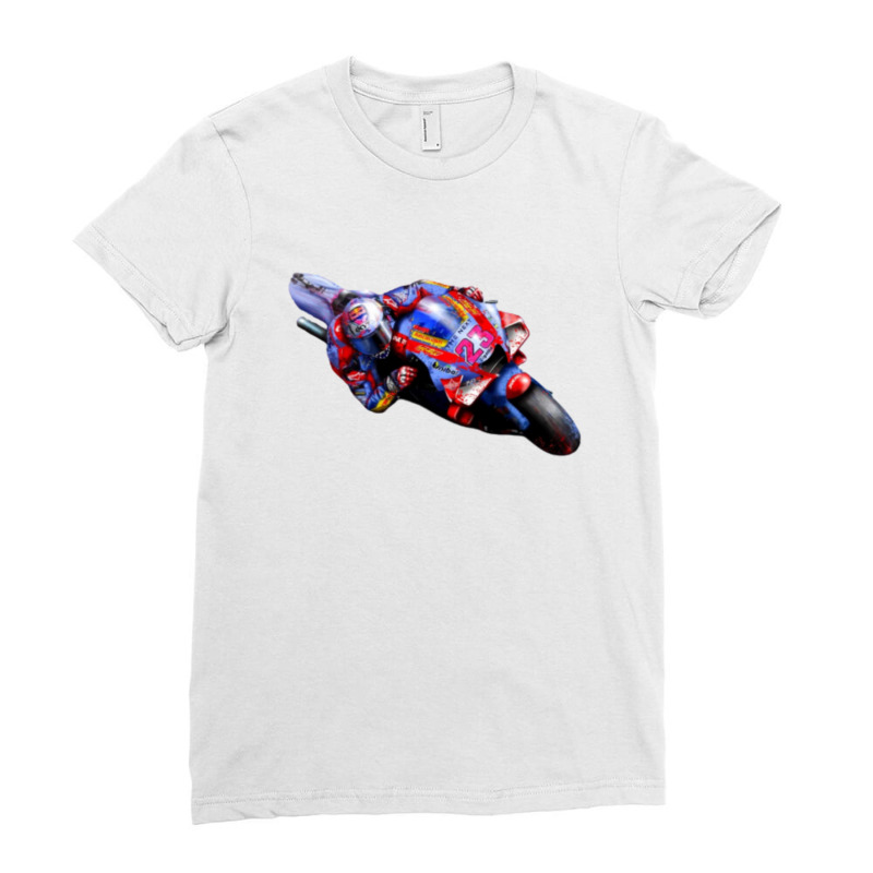 Enea Bastianini (5) Ladies Fitted T-Shirt by WILLIAMWARNER | Artistshot