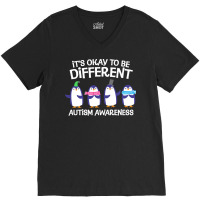 Autism T  Shirt Autism Awareness Be Different T  Shirt V-neck Tee | Artistshot