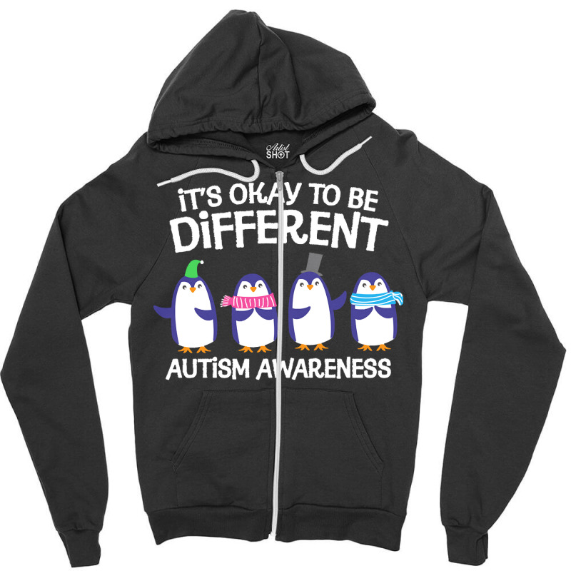 Autism T  Shirt Autism Awareness Be Different T  Shirt Zipper Hoodie by vmcdermott132 | Artistshot