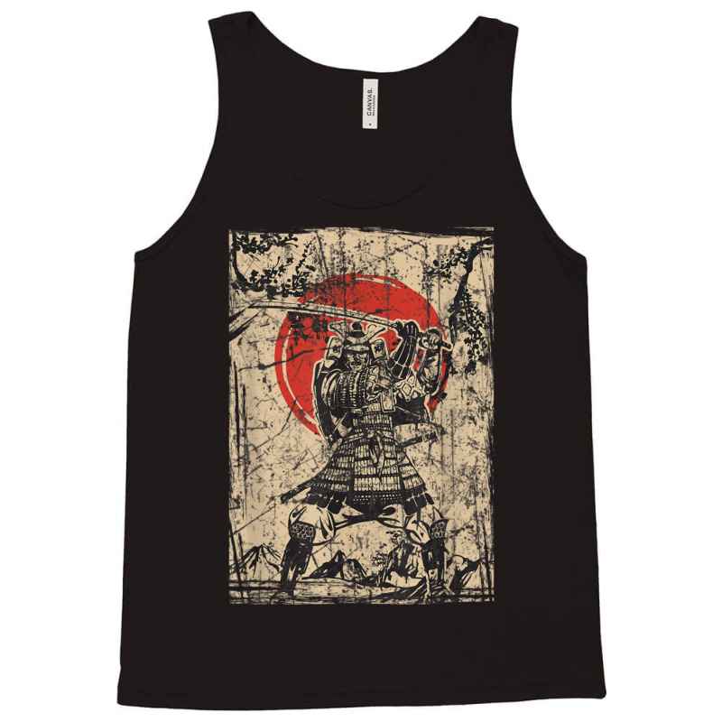 Samurai Warrior Duvet Covers 7 Tank Top by apolitery | Artistshot