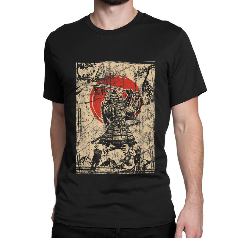 Samurai Warrior Duvet Covers 7 Classic T-shirt by apolitery | Artistshot