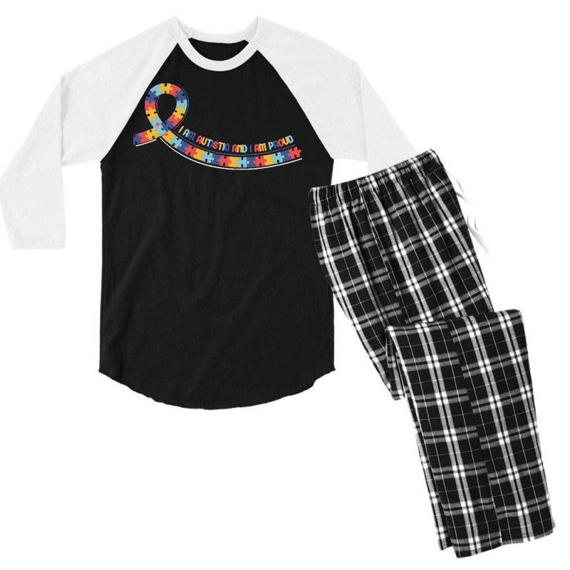 Autism T  Shirt Autism Awareness For World Autism Awareness Day T  Shi Men's 3/4 Sleeve Pajama Set by vmcdermott132 | Artistshot