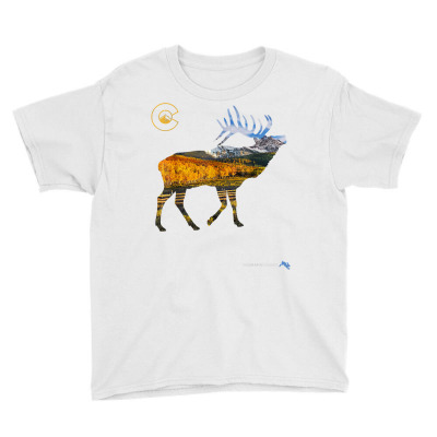 Colorado Elk Hunting T Shirt Youth Tee Designed By Sivir5056
