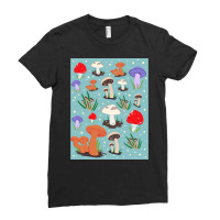 Artistshot Trending Mushroom Delight Ladies Fitted T-shirt | Artistshot