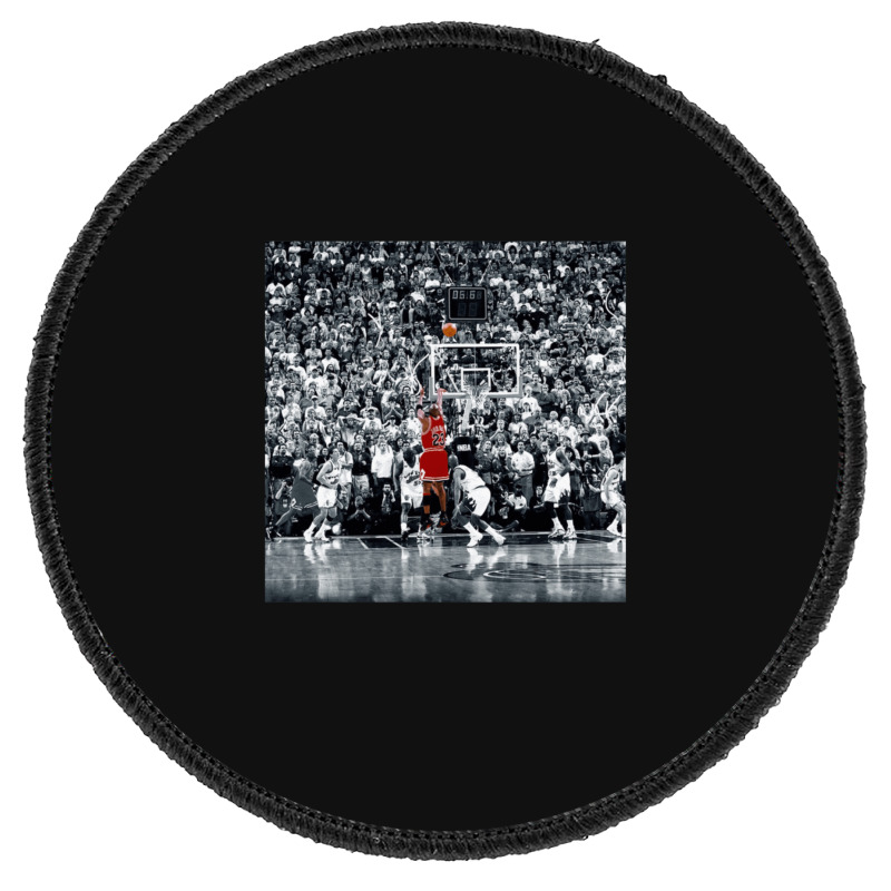 Jump Shot People Top Round Patch | Artistshot