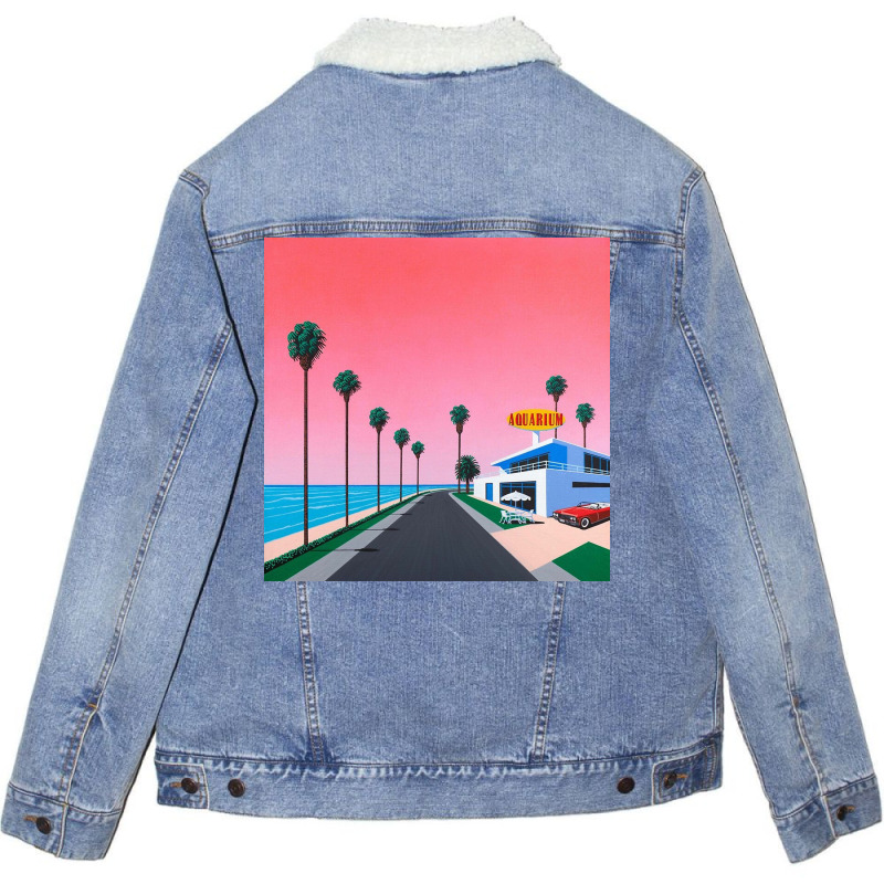 Elv Alps By Hiroshi Nagai Unisex Sherpa-lined Denim Jacket | Artistshot